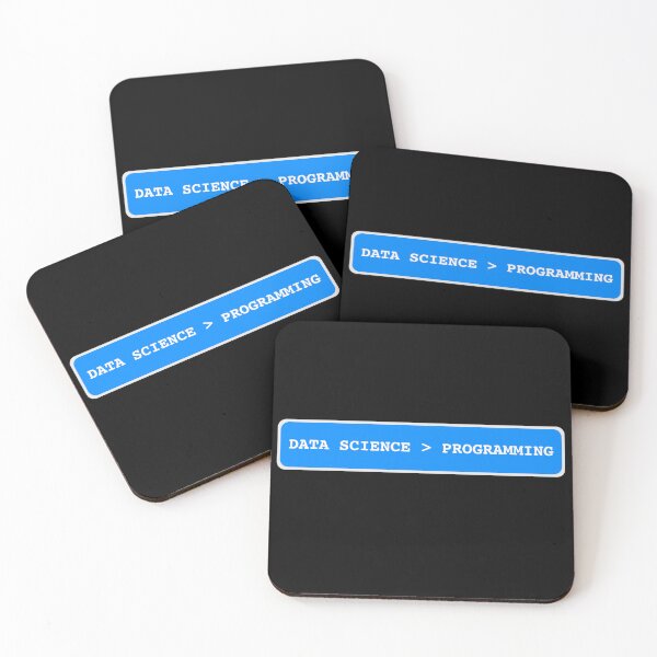 Item preview, Data Science is Greater Than Programming - Data Science Nerd designed and sold by farhanhafeez.