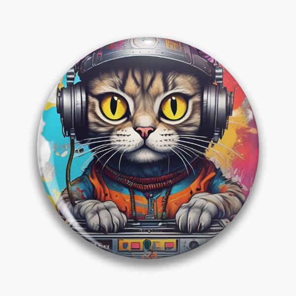 Item preview, Dj Kitty Cat designed and sold by ComiTEES.