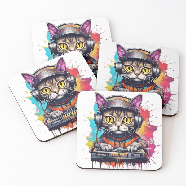 Item preview, Dj Kitty Cat designed and sold by ComiTEES.