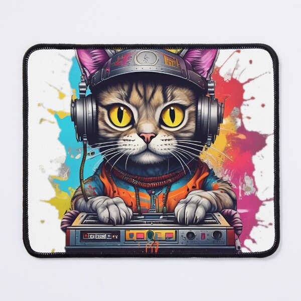 Item preview, Dj Kitty Cat designed and sold by ComiTEES.