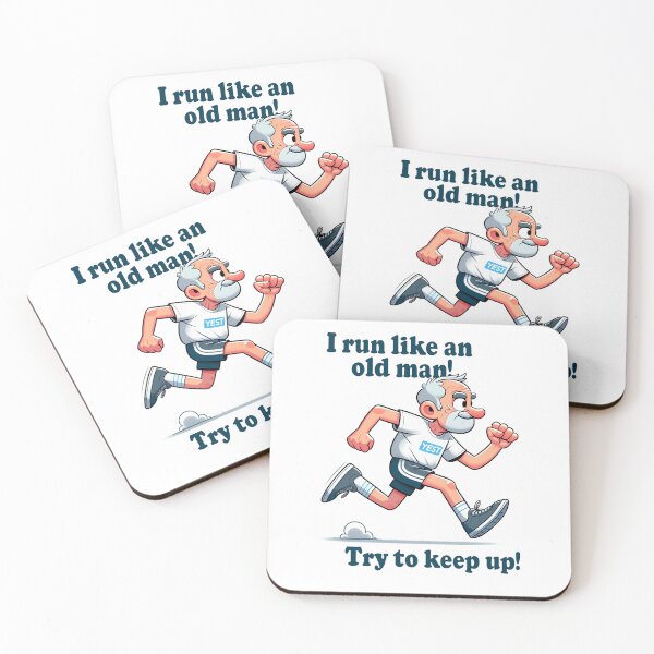 Item preview, Run Like An Old Man! designed and sold by Black Sands Art.