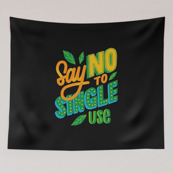Item preview, Say No to Single Use Environment Planet Earth Skip Straws design designed and sold by farhanhafeez.
