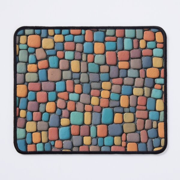 Item preview, Abstract Colorful Cobblestones Pattern designed and sold by calibrit.