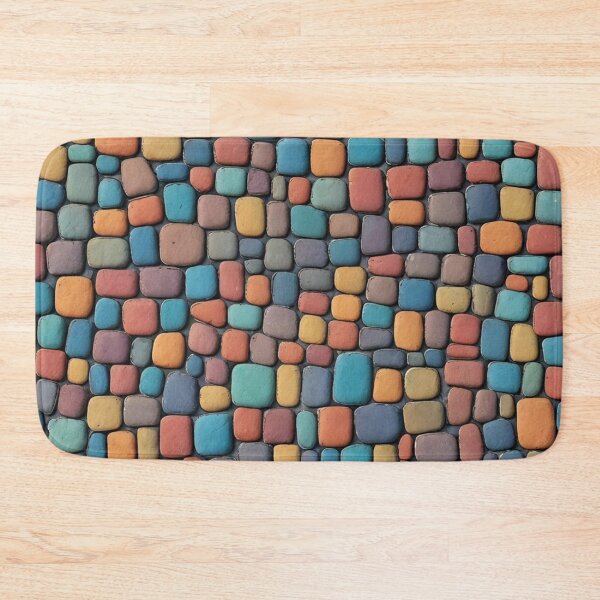 Item preview, Abstract Colorful Cobblestones Pattern designed and sold by calibrit.