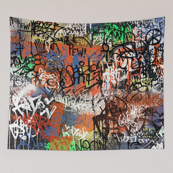 Item preview, WALLART STREETART GRAFFITI SPRAY SPLASH designed and sold by HEADMADE-TV.