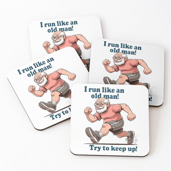 Item preview, Run Like An Old Man! designed and sold by Black Sands Art.