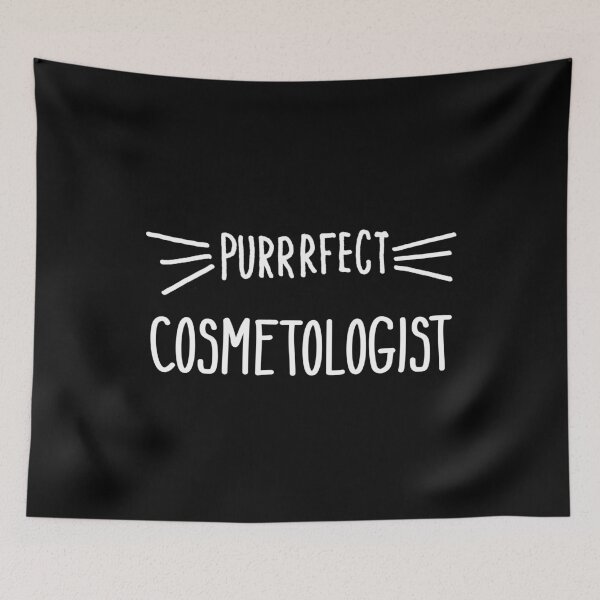 Item preview, Cosmetologist Gift Cute Perfect Cosmetologist Cat Lover print designed and sold by farhanhafeez.