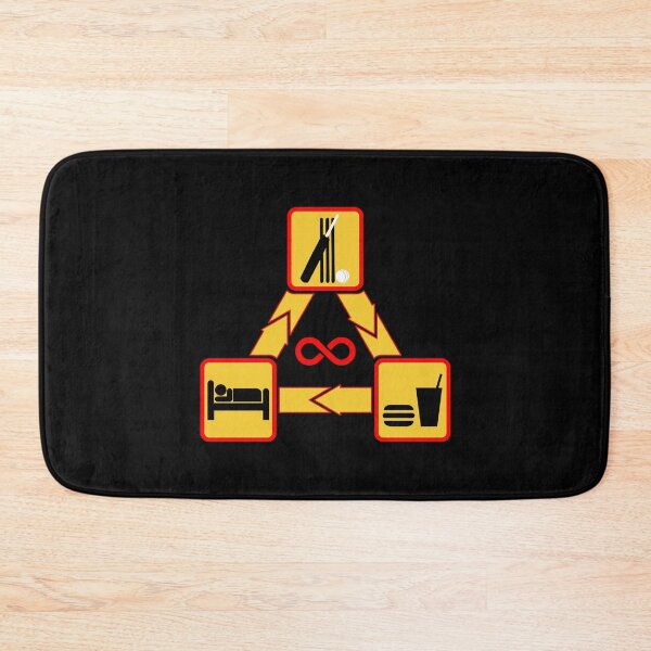 Item preview, Cricket - Eat Sleep Cricket Repeat Cricketer Batsmen Bowler designed and sold by farhanhafeez.