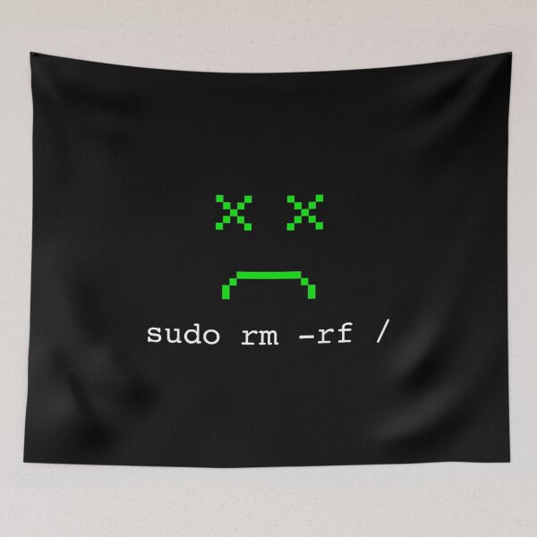 Item preview, Linux T-Shirt for Men Women - Sudo RM RF designed and sold by farhanhafeez.