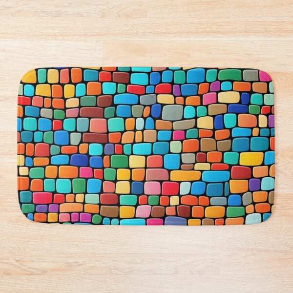 Item preview, Abstract Colorful Cobblestones Pattern designed and sold by calibrit.