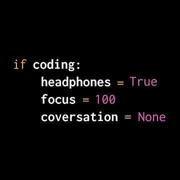 Artwork thumbnail, Python programming product with funny Python coding print by farhanhafeez