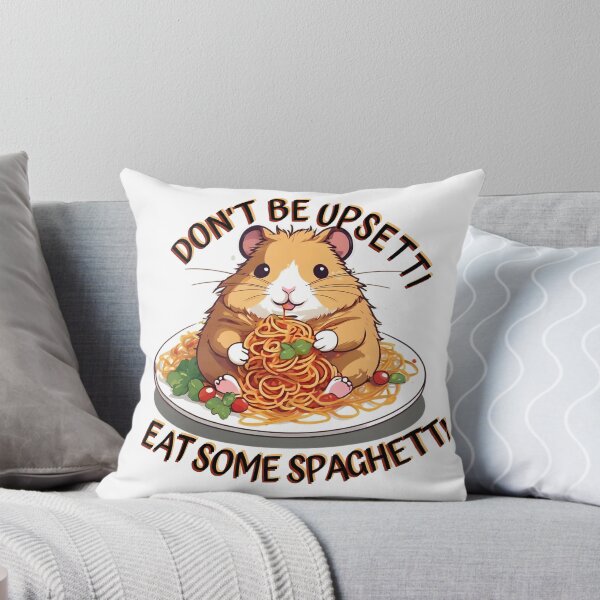 Item preview, Don't be upsetti - eat some spaghetti! designed and sold by MoonBunniie.