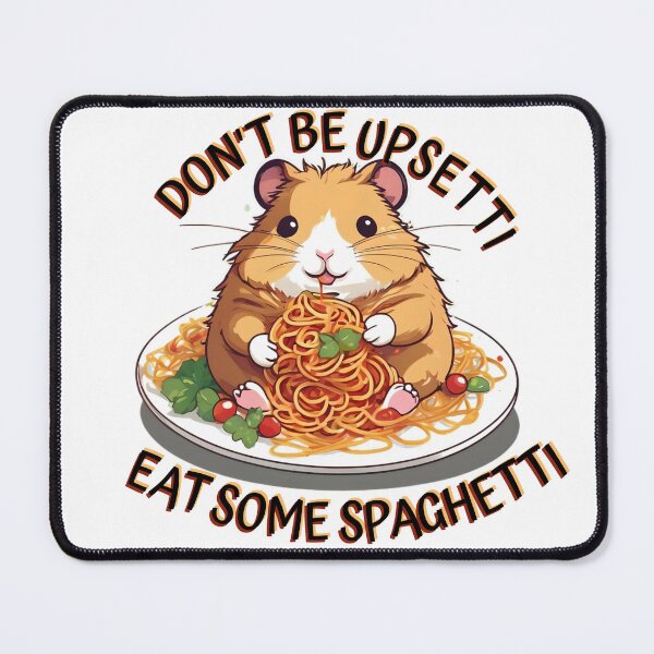 Item preview, Don't be upsetti - eat some spaghetti! designed and sold by MoonBunniie.
