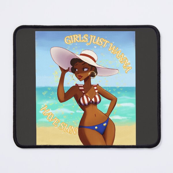 Item preview, Girls Jus Wanna Have Sun Beach Background designed and sold by johnmgr21.