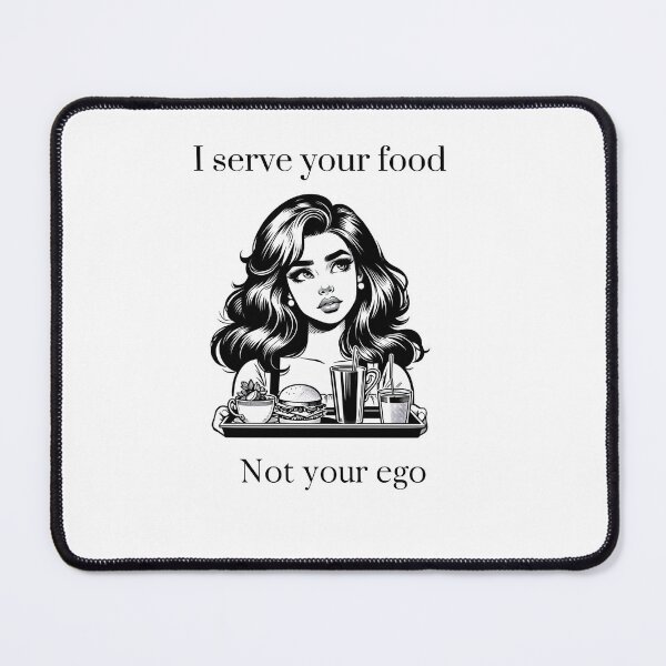 Item preview, Waitress with sassy remark designed and sold by Karessaskamera.