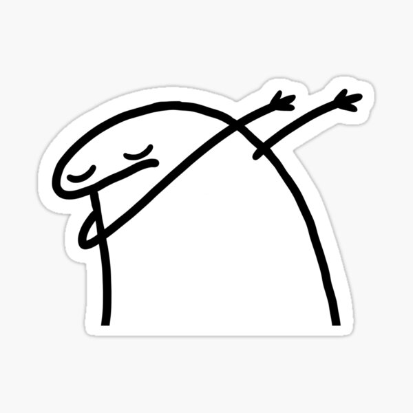 Item preview, DAB stickting meme designed and sold by Greyghostsco.