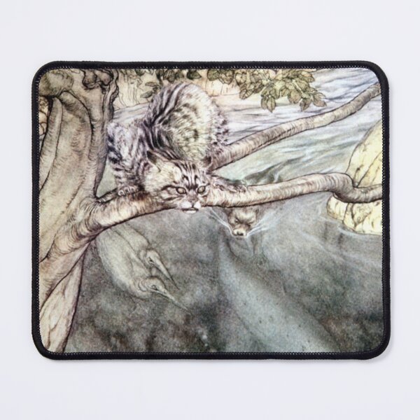 Item preview, Tuan Mac Cairill Cat - Irish Fairy Tales - Arthur Rackham designed and sold by forgottenbeauty.