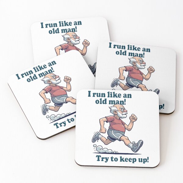 Item preview, Run Like An Old Man! designed and sold by Black Sands Art.