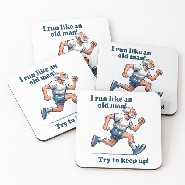 Item preview, Run Like An Old Man! designed and sold by Black Sands Art.