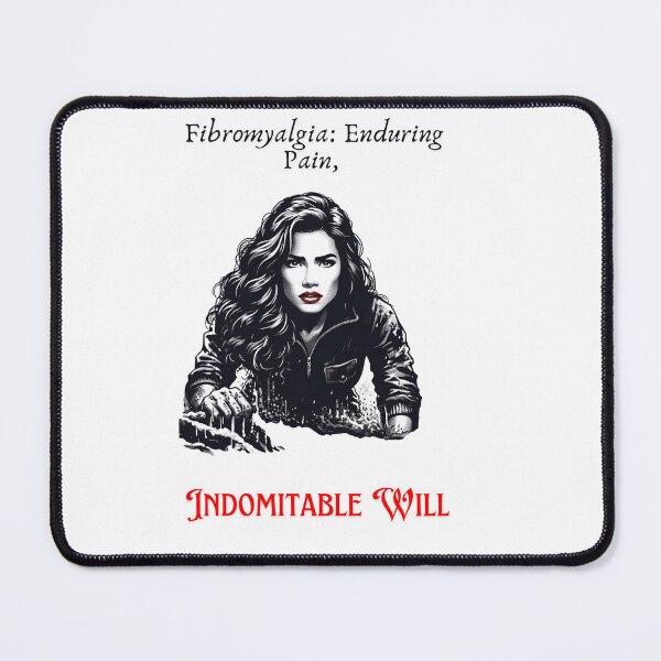 Item preview, Fibromyalgia Enduring Pain, Indomitable Will designed and sold by Karessaskamera.