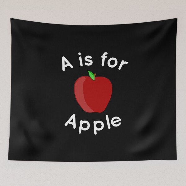 Item preview, A is for Apple - Toddler Kindergarten Preschool Teacher - Apple Picking Season - Apple Orchard designed and sold by farhanhafeez.