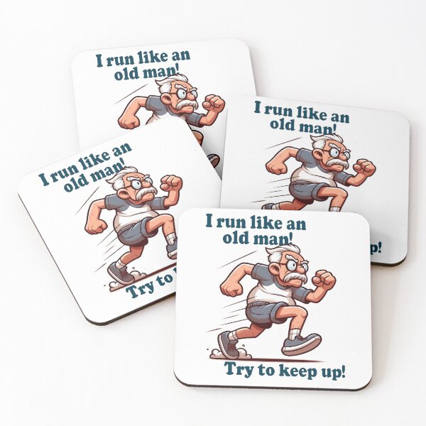 Item preview, Run Like An Old Man! designed and sold by Black Sands Art.