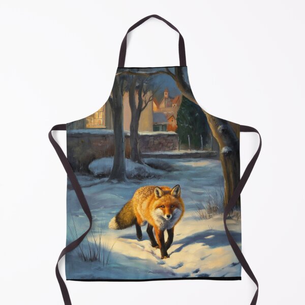 Artikelvorschau, Fuchs-Porträt. Wintersaison, Schneefuchs, Vintage-Fuchs, Fuchs-Malerei, Camille Pissarro-Stil entworfen und verkauft von FoxVibes.