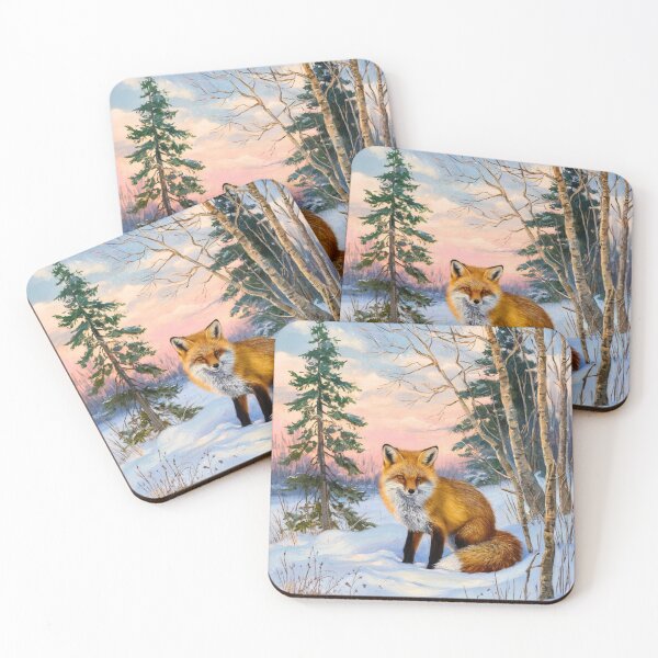 Artikelvorschau, Fuchs-Porträt. Wintersaison, Schneefuchs, Vintage-Fuchs, Fuchs-Malerei, Camille Pissarro-Stil entworfen und verkauft von FoxVibes.