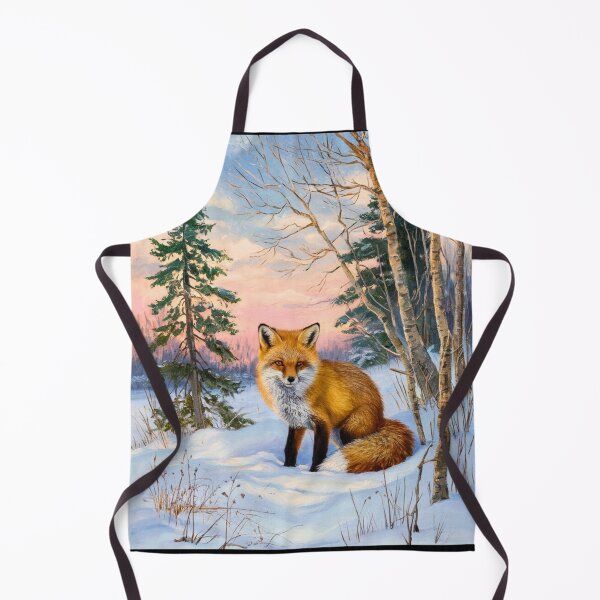 Artikelvorschau, Fuchs-Porträt. Wintersaison, Schneefuchs, Vintage-Fuchs, Fuchs-Malerei, Camille Pissarro-Stil entworfen und verkauft von FoxVibes.