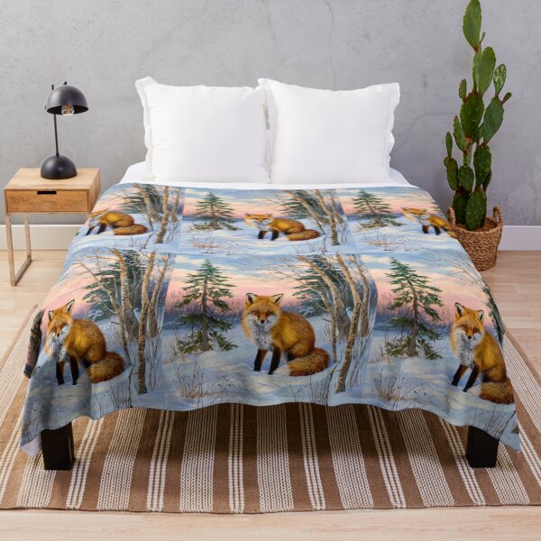 Artikelvorschau, Fuchs-Porträt. Wintersaison, Schneefuchs, Vintage-Fuchs, Fuchs-Malerei, Camille Pissarro-Stil entworfen und verkauft von FoxVibes.