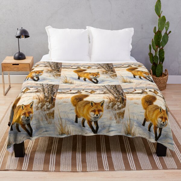 Artikelvorschau, Fuchs-Porträt. Wintersaison, Schneefuchs, Vintage-Fuchs, Fuchs-Malerei, Camille Pissarro-Stil entworfen und verkauft von FoxVibes.