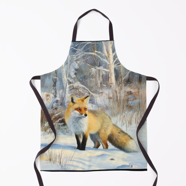 Artikelvorschau, Fuchs-Porträt. Wintersaison, Schneefuchs, Vintage-Fuchs, Fuchs-Malerei, Camille Pissarro-Stil entworfen und verkauft von FoxVibes.