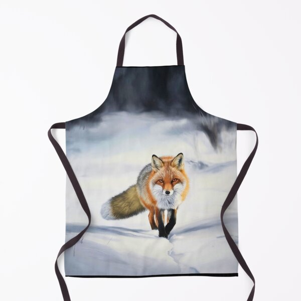 Artikelvorschau, Fuchs-Porträt. Wintersaison, Schneefuchs, Vintage-Fuchs, Fuchs-Malerei, Camille Pissarro-Stil entworfen und verkauft von FoxVibes.
