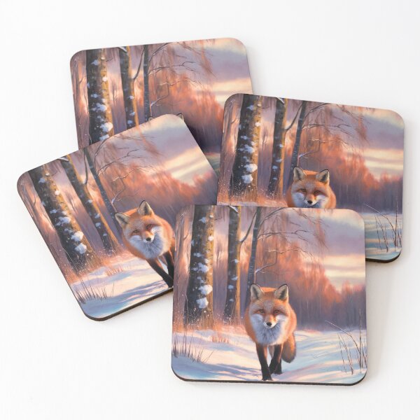 Artikelvorschau, Fuchs-Porträt. Wintersaison, Schneefuchs, Vintage-Fuchs, Fuchs-Malerei, Camille Pissarro-Stil entworfen und verkauft von FoxVibes.