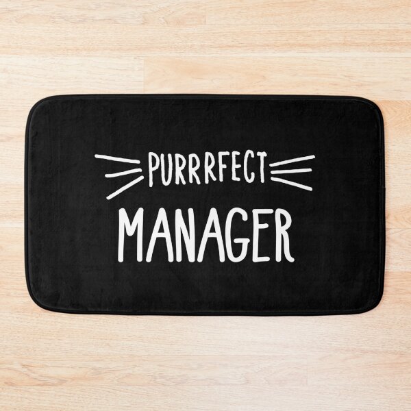 Item preview, Manager Gift Cute Perfect Manager Cat Lover design designed and sold by farhanhafeez.