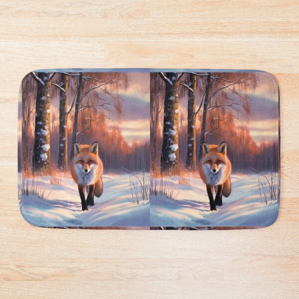 Artikelvorschau, Fuchs-Porträt. Wintersaison, Schneefuchs, Vintage-Fuchs, Fuchs-Malerei, Camille Pissarro-Stil entworfen und verkauft von FoxVibes.