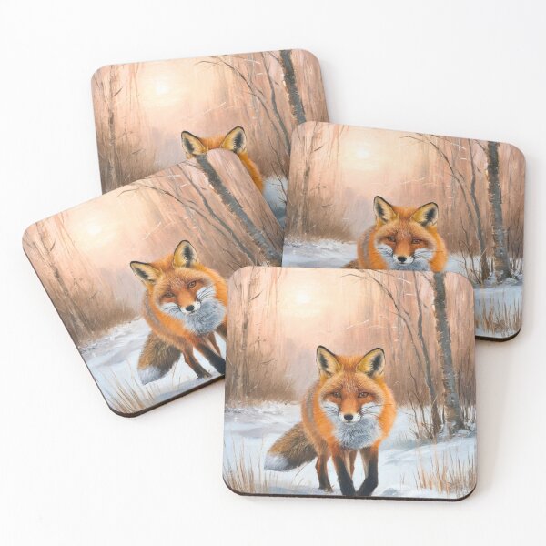 Artikelvorschau, Fuchs-Porträt. Wintersaison, Schneefuchs, Vintage-Fuchs, Fuchs-Malerei, Camille Pissarro-Stil entworfen und verkauft von FoxVibes.