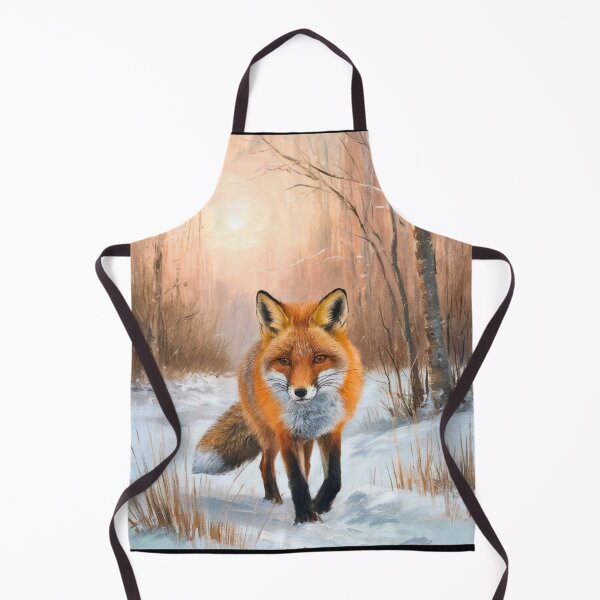 Artikelvorschau, Fuchs-Porträt. Wintersaison, Schneefuchs, Vintage-Fuchs, Fuchs-Malerei, Camille Pissarro-Stil entworfen und verkauft von FoxVibes.