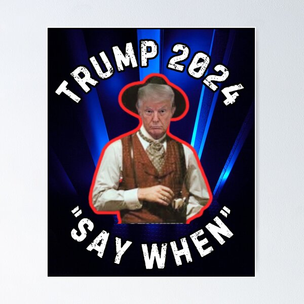 Item preview, Trump Bulletproof Say When designed and sold by WoodburyLake.