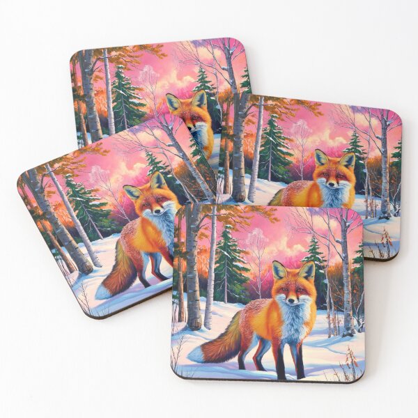 Artikelvorschau, Fuchs-Porträt. Wintersaison, Schneefuchs, Vintage-Fuchs, Fuchs-Malerei, Camille Pissarro-Stil entworfen und verkauft von FoxVibes.