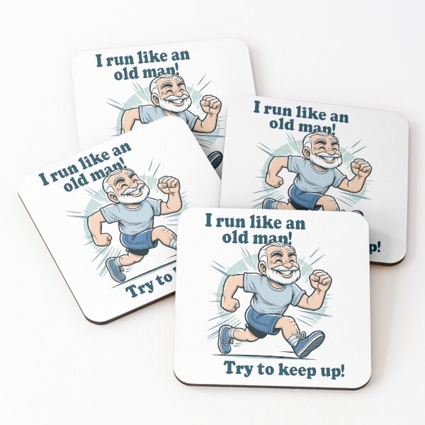 Item preview, Run Like An Old Man! designed and sold by Black Sands Art.