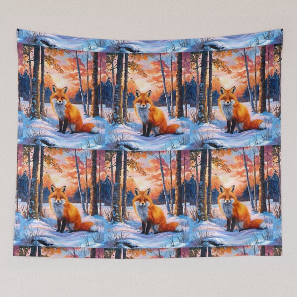 Artikelvorschau, Fuchs-Porträt. Wintersaison, Schneefuchs, Vintage-Fuchs, Fuchs-Malerei, Camille Pissarro-Stil entworfen und verkauft von FoxVibes.