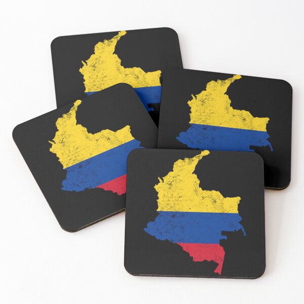 Item preview, Colombia Flag design distressed vintage designed and sold by farhanhafeez.
