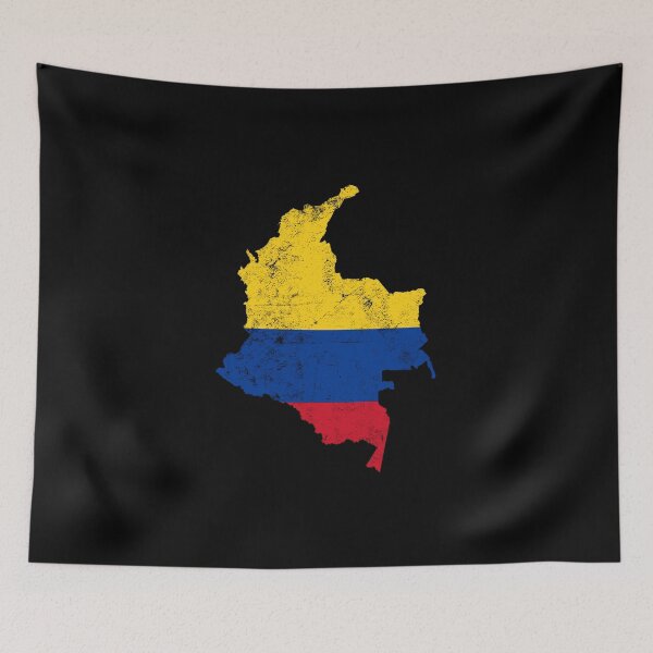 Item preview, Colombia Flag design distressed vintage designed and sold by farhanhafeez.