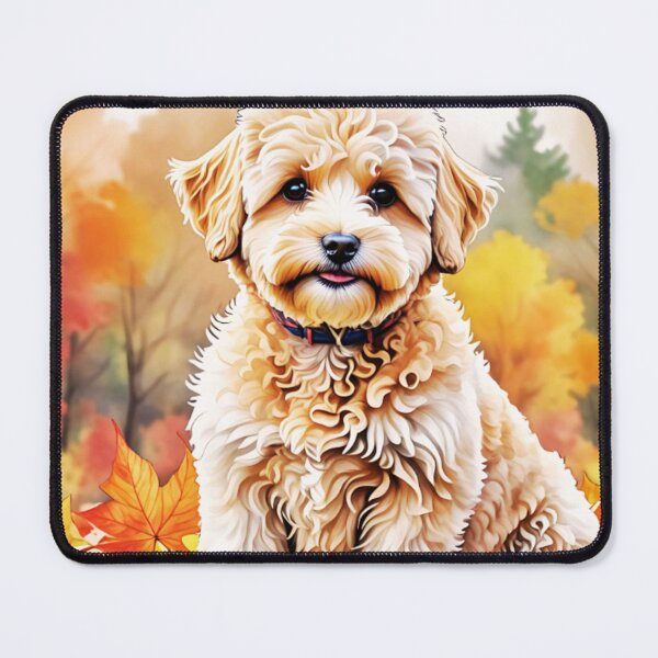 Item preview, Maltipoo In Autumn designed and sold by TheAnimalZ00.