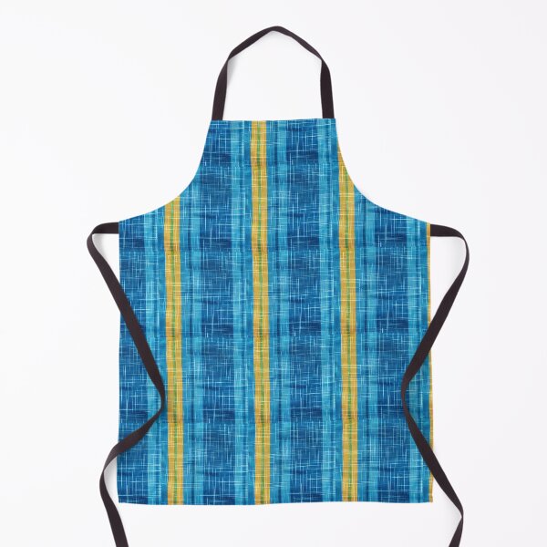 Item preview, Blue, Yellow Strip Pattern designed and sold by Myra365Art.
