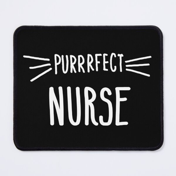 Item preview, Nurse Gift Cute Perfect Nurse Cat Lover print designed and sold by farhanhafeez.