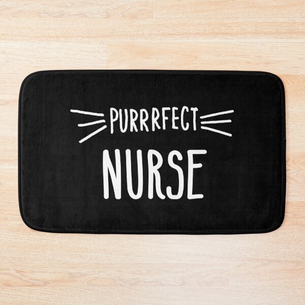 Item preview, Nurse Gift Cute Perfect Nurse Cat Lover print designed and sold by farhanhafeez.