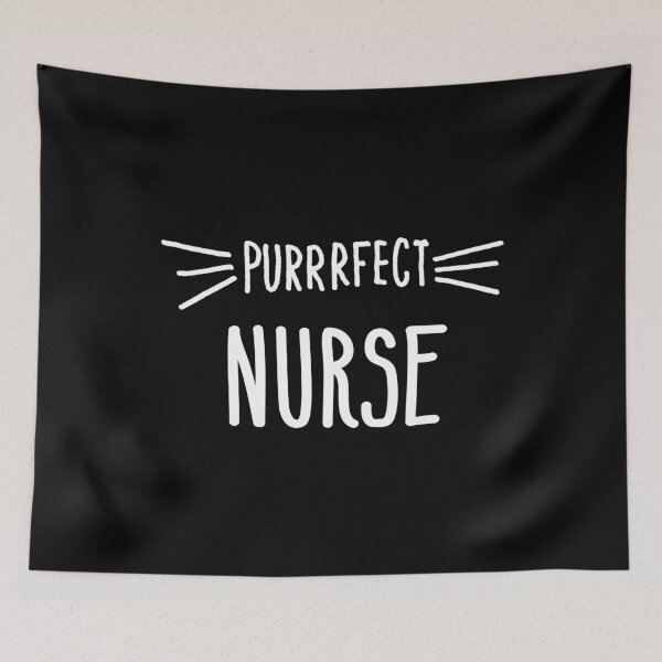 Item preview, Nurse Gift Cute Perfect Nurse Cat Lover print designed and sold by farhanhafeez.