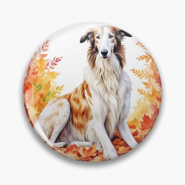 Item preview, Borzoi Dog In Autumn designed and sold by TheAnimalZ00.